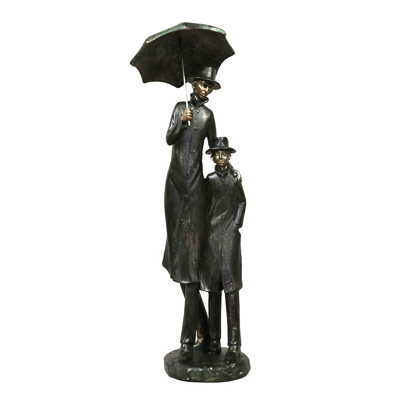 Art And Craft For Father'S Day - Ręcznie wykonana, staromodna statuetka przedstawiająca ojca