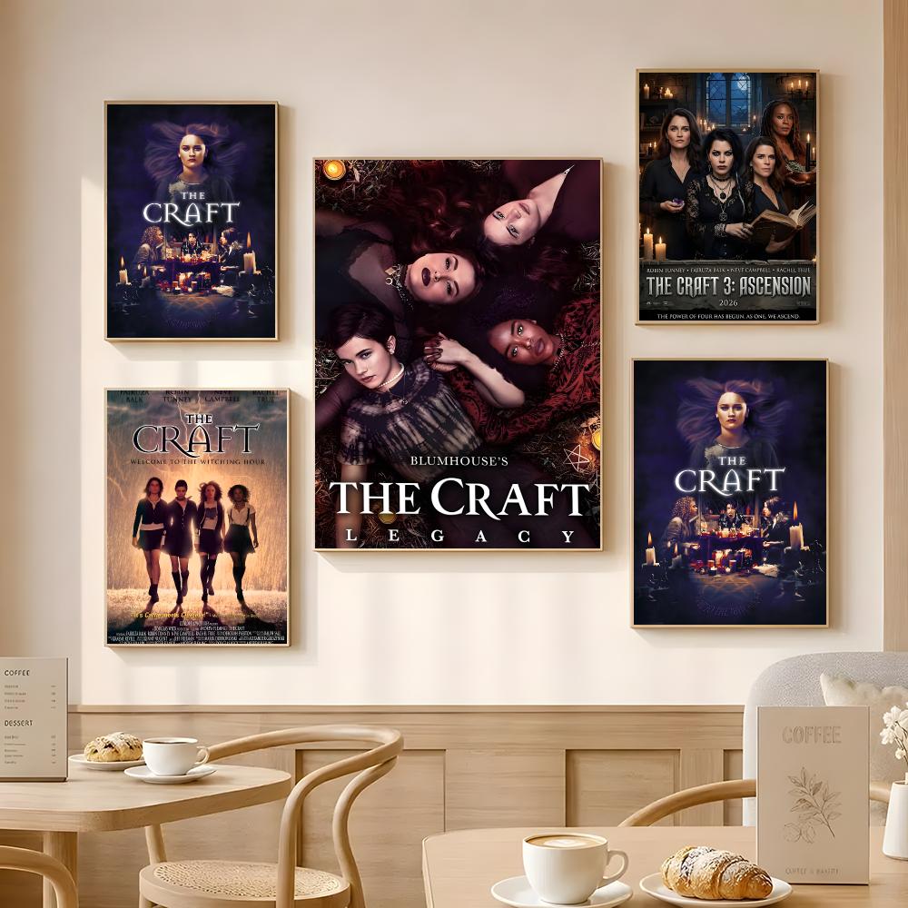 Art Craft Bar - Plakat do filmu „The Craft”, samoprzylepny,