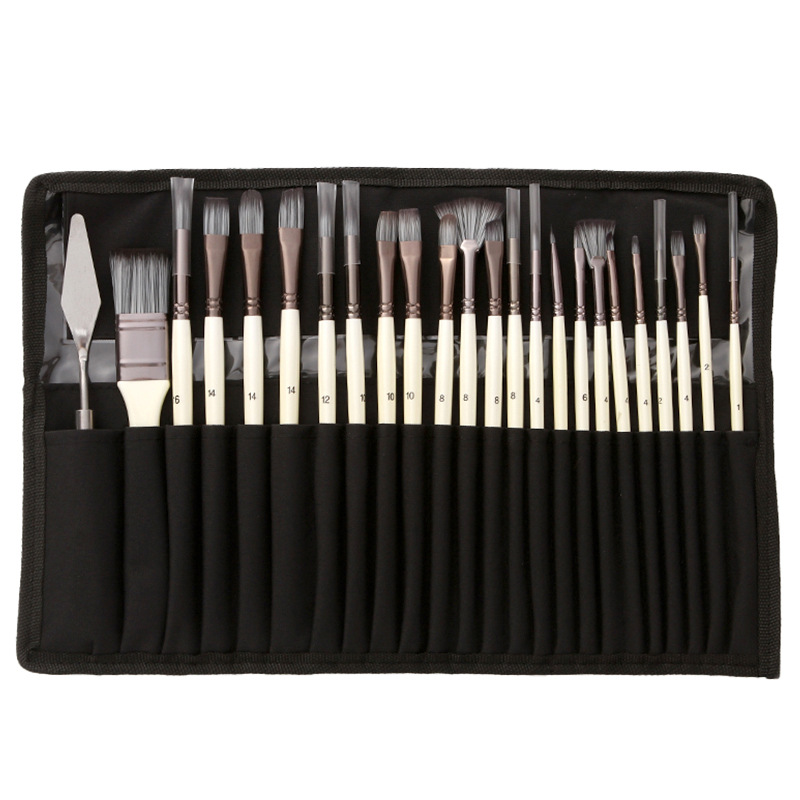 Gouache Paint Set - Zestaw 24 pędzli do malowania w