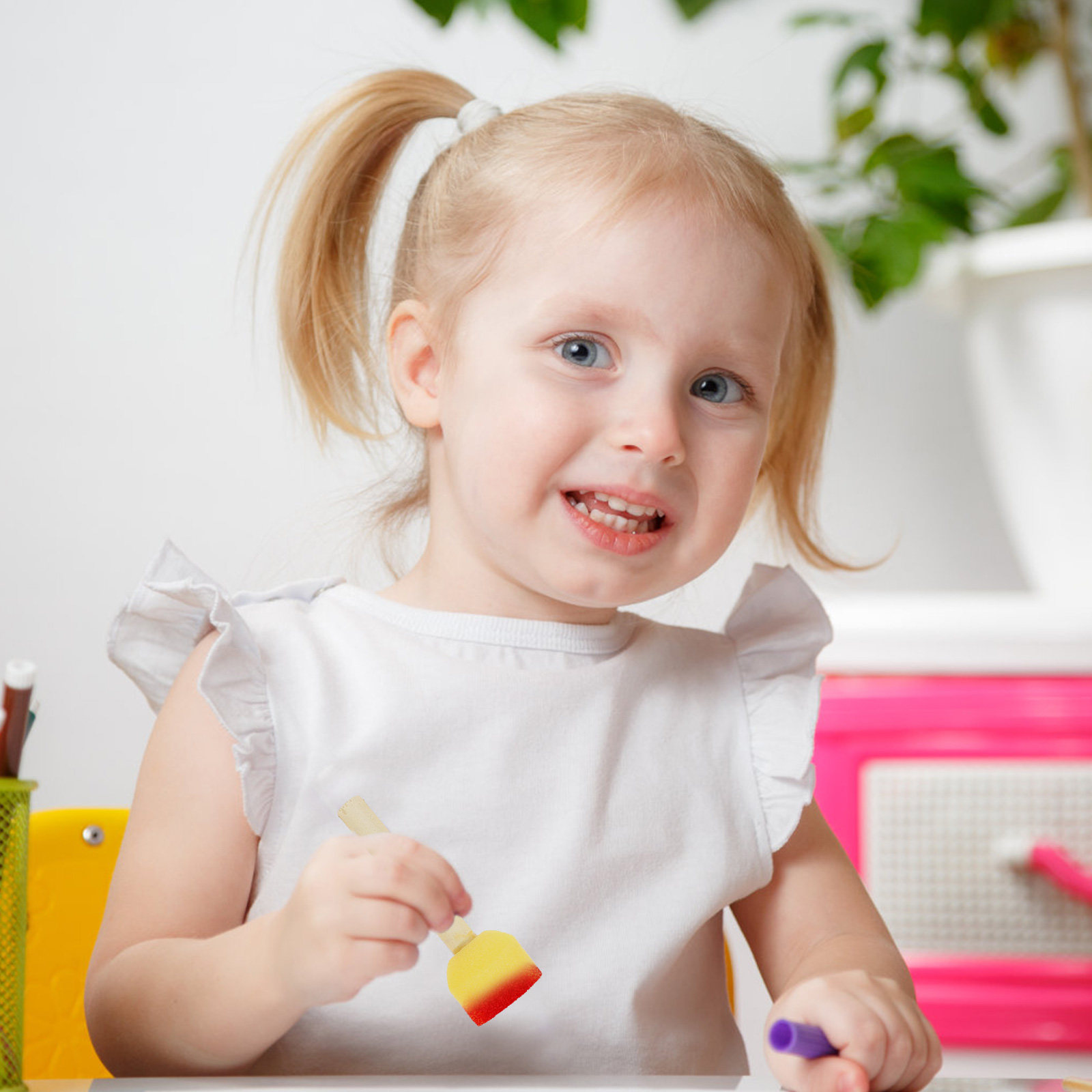 20 sztuk gąbkowych pędzli do r – Art And Craft For Nursery recenzja i cena